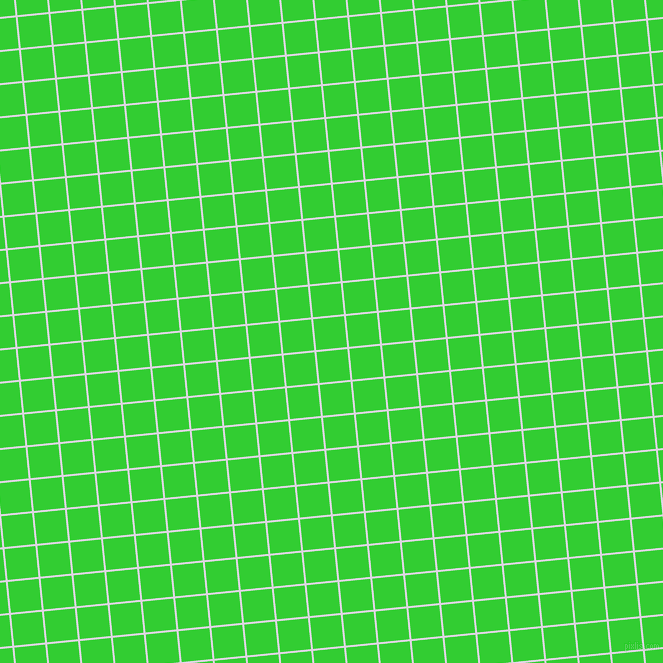 6/96 degree angle diagonal checkered chequered lines, 2 pixel line width, 31 pixel square size, Titan White and Lime Green plaid checkered seamless tileable
