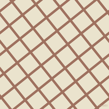 39/129 degree angle diagonal checkered chequered lines, 10 pixel line width, 60 pixel square size, Toast and Orange White plaid checkered seamless tileable