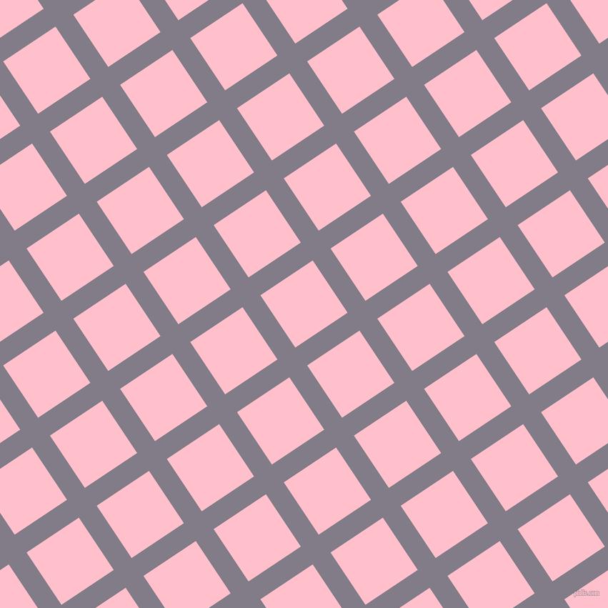 34/124 degree angle diagonal checkered chequered lines, 30 pixel line width, 88 pixel square size, Topaz and Pink plaid checkered seamless tileable
