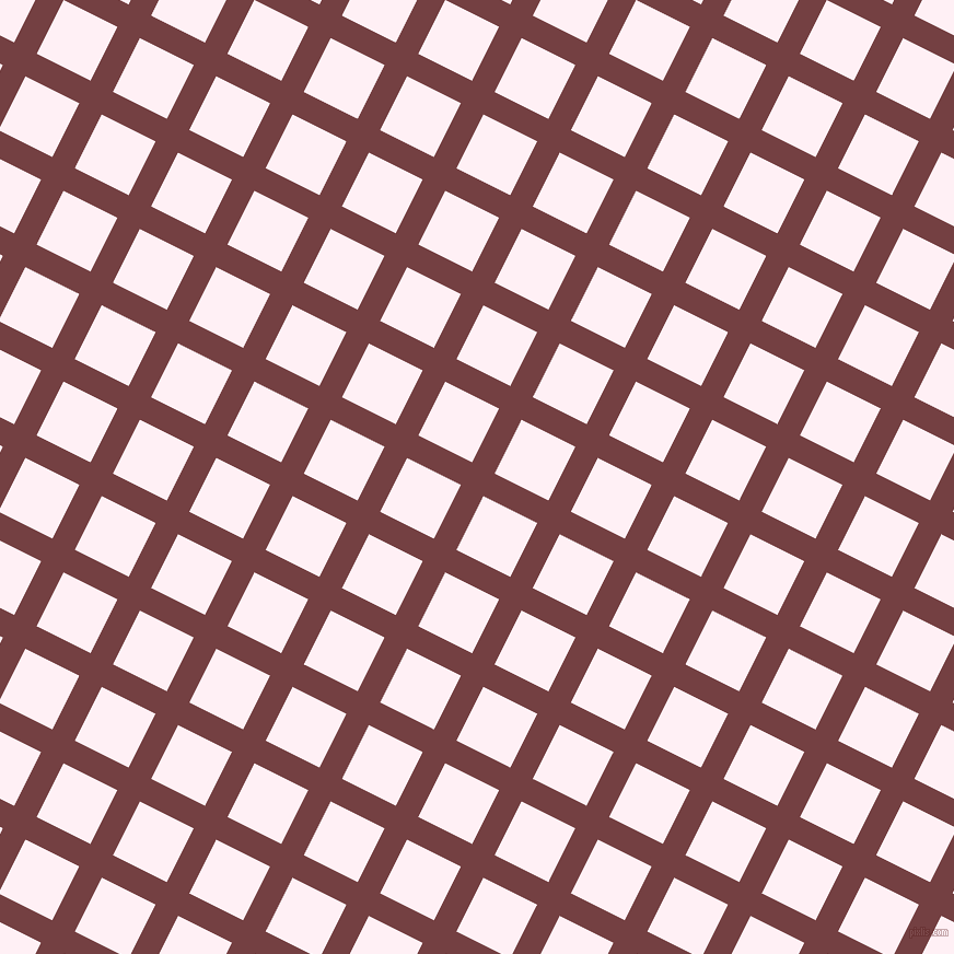 63/153 degree angle diagonal checkered chequered lines, 23 pixel lines width, 55 pixel square size, Tosca and Lavender Blush plaid checkered seamless tileable