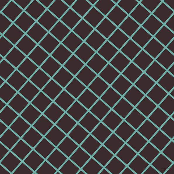 49/139 degree angle diagonal checkered chequered lines, 6 pixel line width, 50 pixel square size, Tradewind and Havana plaid checkered seamless tileable