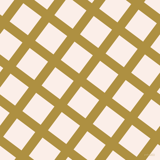 53/143 degree angle diagonal checkered chequered lines, 31 pixel lines width, 78 pixel square size, Turmeric and Rose White plaid checkered seamless tileable