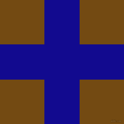 checkered chequered horizontal vertical lines, 120 pixel lines width, 302 pixel square size, Ultramarine and Raw Umber plaid checkered seamless tileable