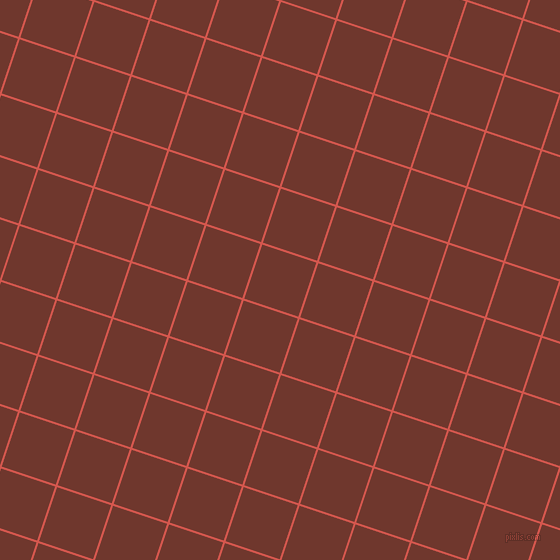 72/162 degree angle diagonal checkered chequered lines, 2 pixel line width, 57 pixel square size, Valencia and Mocha plaid checkered seamless tileable