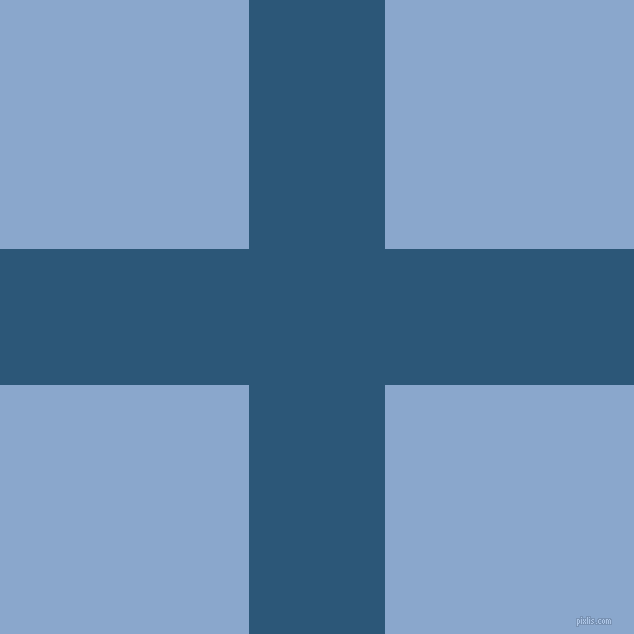 checkered chequered horizontal vertical lines, 136 pixel lines width, 498 pixel square size, Venice Blue and Polo Blue plaid checkered seamless tileable