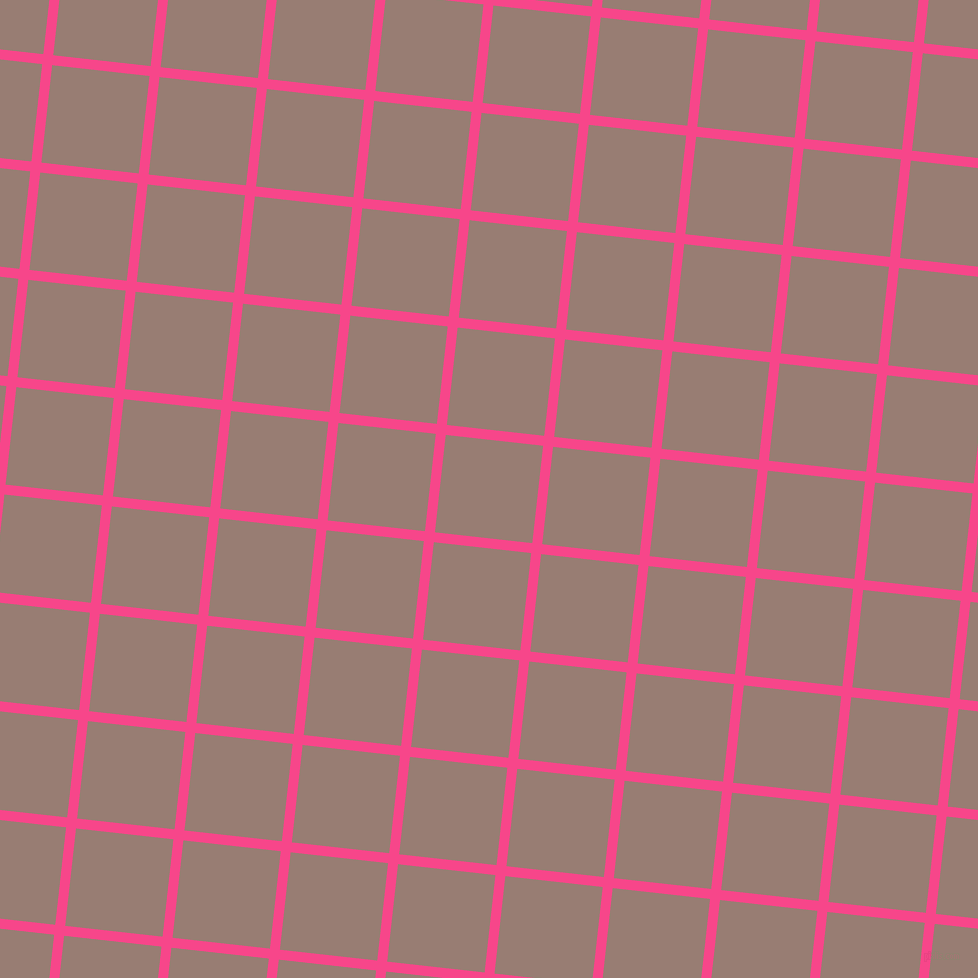 84/174 degree angle diagonal checkered chequered lines, 10 pixel line width, 98 pixel square size, Violet Red and Hemp plaid checkered seamless tileable