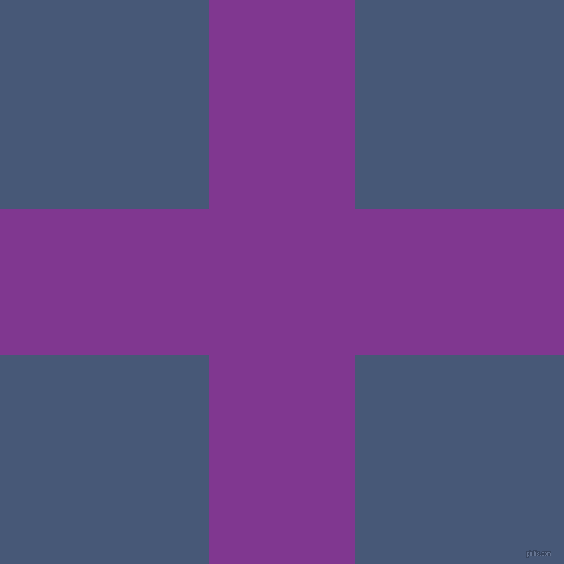 checkered chequered horizontal vertical lines, 211 pixel line width, 600 pixel square size, Vivid Violet and Chambray plaid checkered seamless tileable