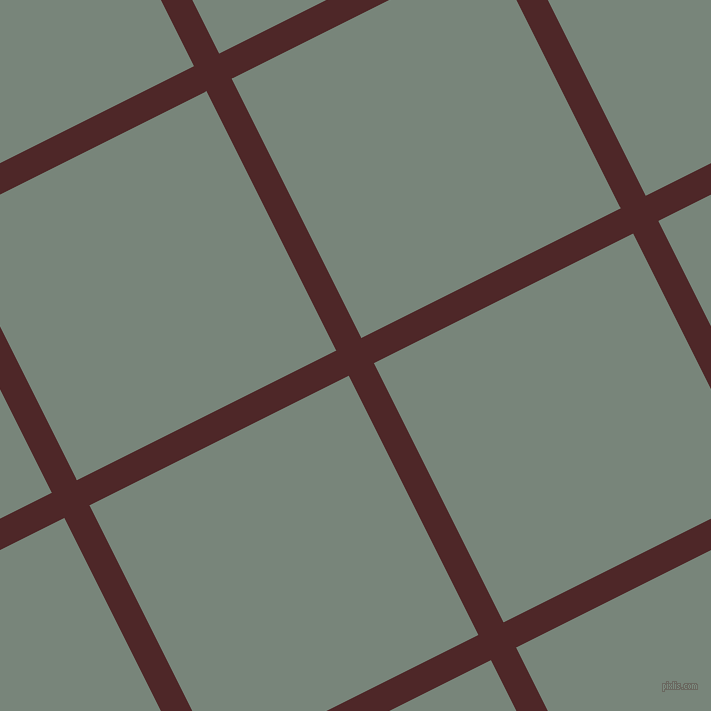 27/117 degree angle diagonal checkered chequered lines, 28 pixel lines width, 290 pixel square size, Volcano and Blue Smoke plaid checkered seamless tileable