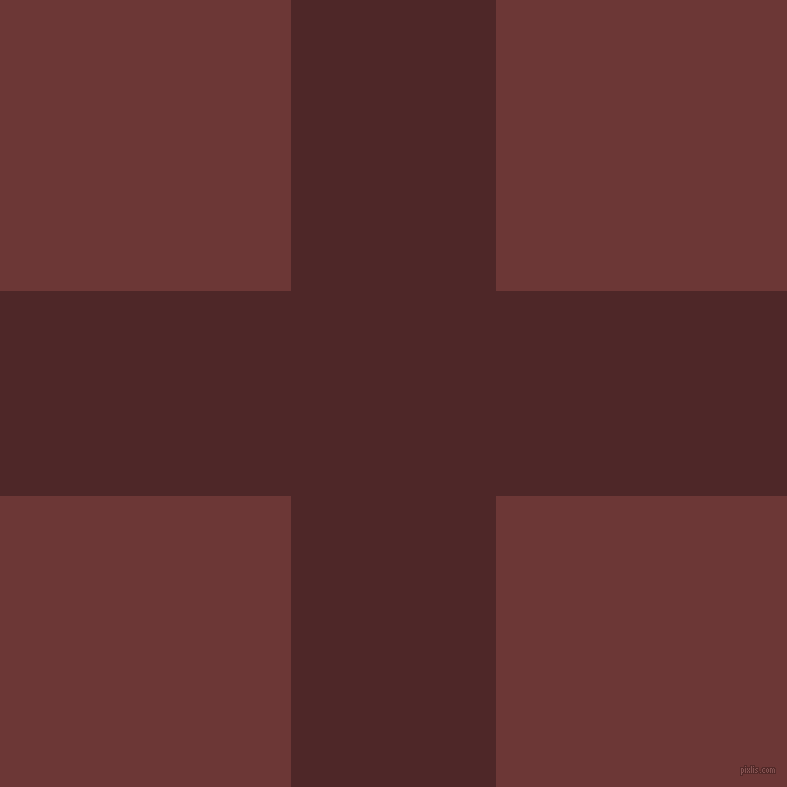 checkered chequered horizontal vertical lines, 205 pixel line width, 582 pixel square size, Volcano and Sanguine Brown plaid checkered seamless tileable