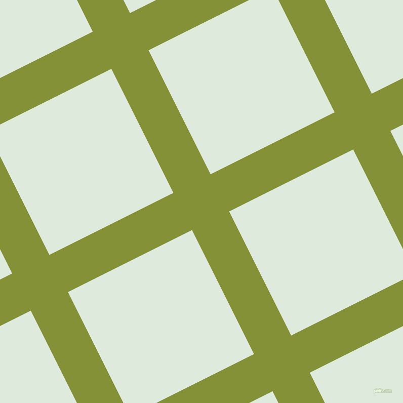 27/117 degree angle diagonal checkered chequered lines, 82 pixel line width, 274 pixel square size, Wasabi and Apple Green plaid checkered seamless tileable