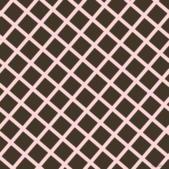 49/139 degree angle diagonal checkered chequered lines, 12 pixel line width, 48 pixel square size, We Peep and Jacko Bean plaid checkered seamless tileable