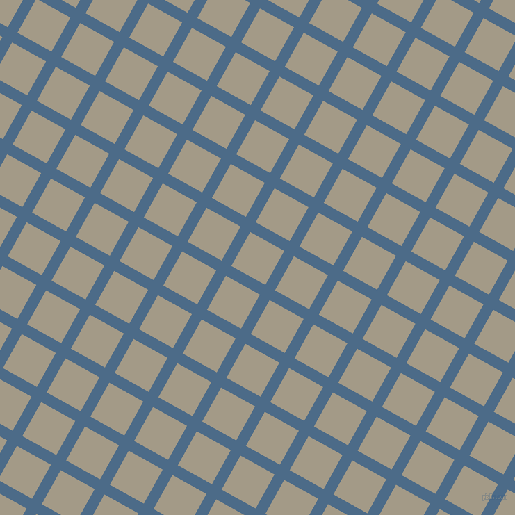 61/151 degree angle diagonal checkered chequered lines, 16 pixel line width, 56 pixel square size, Wedgewood and Napa plaid checkered seamless tileable