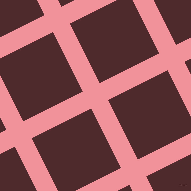 27/117 degree angle diagonal checkered chequered lines, 81 pixel lines width, 284 pixel square size, Wewak and Heath plaid checkered seamless tileable