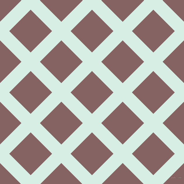 45/135 degree angle diagonal checkered chequered lines, 45 pixel lines width, 104 pixel square size, White Ice and Light Wood plaid checkered seamless tileable