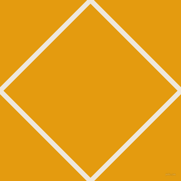 45/135 degree angle diagonal checkered chequered lines, 17 pixel lines width, 427 pixel square size, White Linen and Gamboge plaid checkered seamless tileable