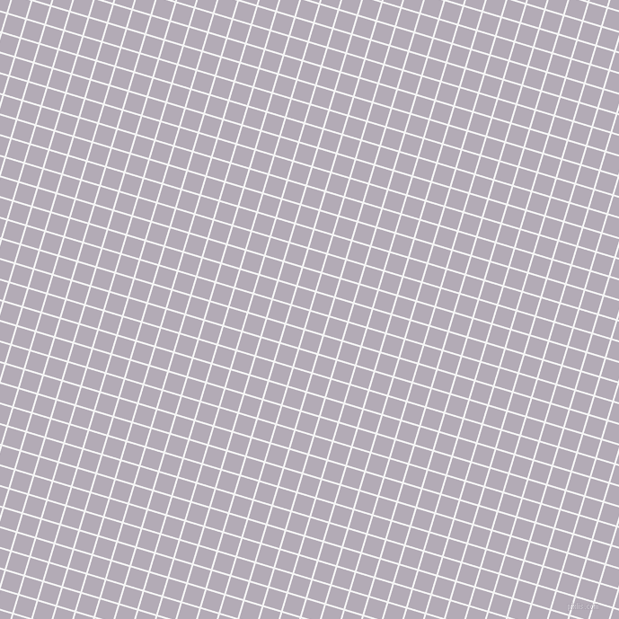 73/163 degree angle diagonal checkered chequered lines, 2 pixel line width, 20 pixel square size, White Smoke and Chatelle plaid checkered seamless tileable