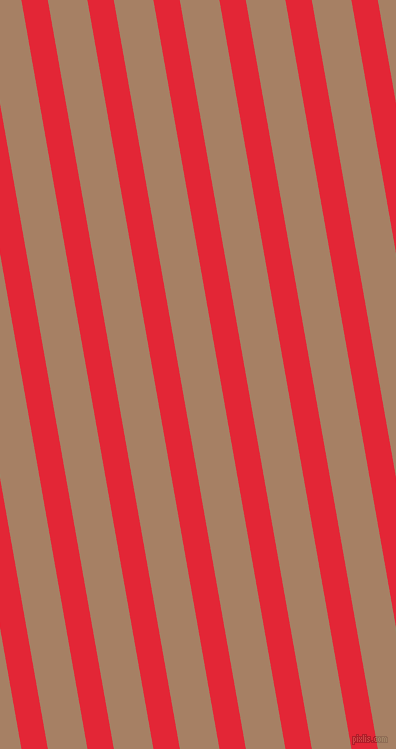 100 degree angle lines stripes, 26 pixel line width, 39 pixel line spacing, Alizarin and Medium Wood stripes and lines seamless tileable