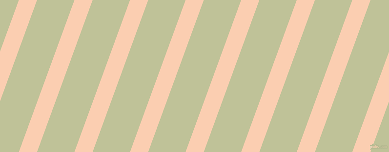 70 degree angle lines stripes, 35 pixel line width, 72 pixel line spacing, Apricot and Green Mist stripes and lines seamless tileable