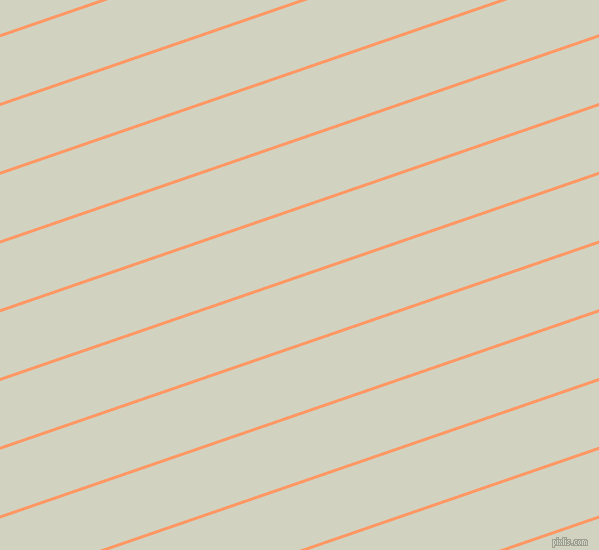 19 degree angle lines stripes, 3 pixel line width, 62 pixel line spacing, Atomic Tangerine and Celeste stripes and lines seamless tileable