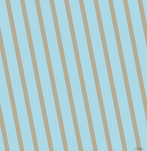 101 degree angle lines stripes, 15 pixel line width, 34 pixel line spacing, Bison Hide and Light Blue stripes and lines seamless tileable