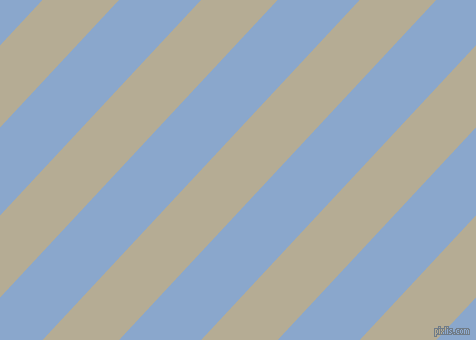 47 degree angle lines stripes, 56 pixel line width, 60 pixel line spacing, Bison Hide and Polo Blue stripes and lines seamless tileable