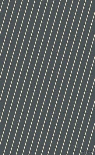74 degree angle lines stripes, 2 pixel line width, 18 pixel line spacing, Bleach White and Trout stripes and lines seamless tileable