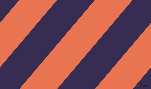 50 degree angle lines stripes, 100 pixel line width, 100 pixel line spacing, Burnt Sienna and Cherry Pie stripes and lines seamless tileable
