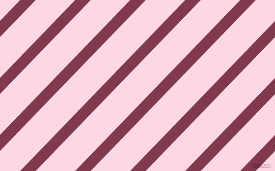 46 degree angle lines stripes, 22 pixel line width, 56 pixel line spacing, Camelot and Pig Pink stripes and lines seamless tileable