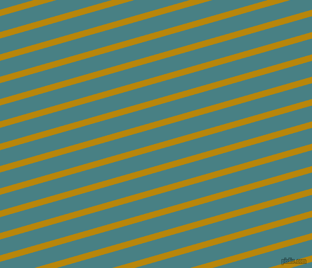 16 degree angle lines stripes, 9 pixel line width, 22 pixel line spacing, Dark Goldenrod and Paradiso stripes and lines seamless tileable