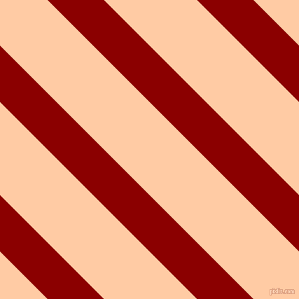 135 degree angle lines stripes, 57 pixel line width, 94 pixel line spacing, Dark Red and Peach stripes and lines seamless tileable