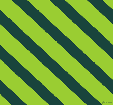 137 degree angle lines stripes, 41 pixel line width, 59 pixel line spacing, Deep Teal and Yellow Green stripes and lines seamless tileable