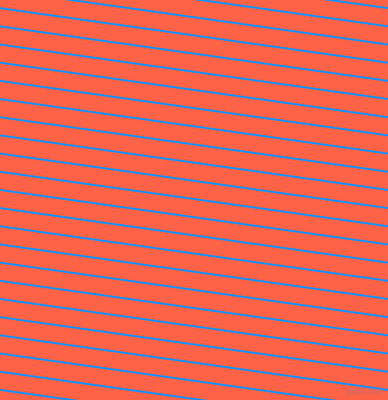 172 degree angle lines stripes, 2 pixel line width, 16 pixel line spacing, Dodger Blue and Tomato stripes and lines seamless tileable