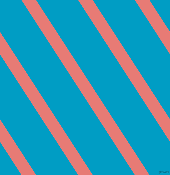 123 degree angle lines stripes, 42 pixel line width, 121 pixel line spacing, Geraldine and Pacific Blue stripes and lines seamless tileable
