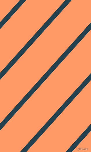 48 degree angle lines stripes, 16 pixel line width, 100 pixel line spacing, Green Vogue and Atomic Tangerine stripes and lines seamless tileable