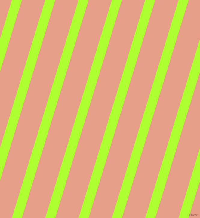 73 degree angle lines stripes, 32 pixel line width, 74 pixel line spacing, Green Yellow and Tonys Pink stripes and lines seamless tileable