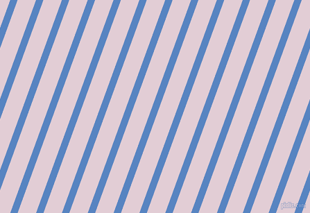70 degree angle lines stripes, 10 pixel line width, 25 pixel line spacing, Havelock Blue and Prim stripes and lines seamless tileable