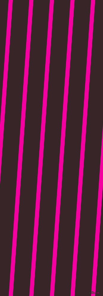 86 degree angle lines stripes, 14 pixel line width, 55 pixel line spacing, Hollywood Cerise and Aubergine stripes and lines seamless tileable