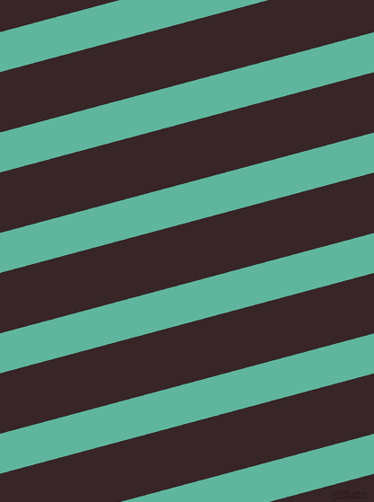 15 degree angle lines stripes, 43 pixel line width, 65 pixel line spacing, Keppel and Aubergine stripes and lines seamless tileable