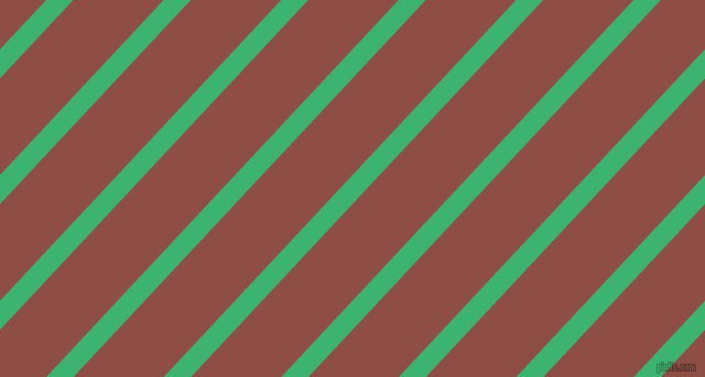 47 degree angle lines stripes, 18 pixel line width, 60 pixel line spacing, Medium Sea Green and El Salva stripes and lines seamless tileable