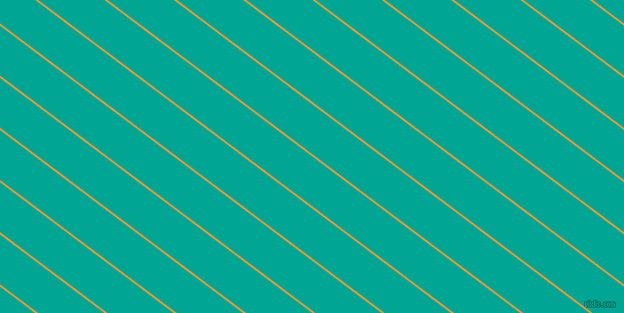 143 degree angle lines stripes, 2 pixel line width, 45 pixel line spacing, Neon Carrot and Persian Green stripes and lines seamless tileable