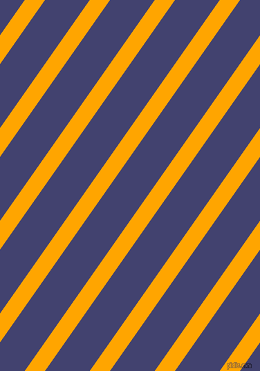 55 degree angle lines stripes, 24 pixel line width, 53 pixel line spacing, Orange and Corn Flower Blue stripes and lines seamless tileable
