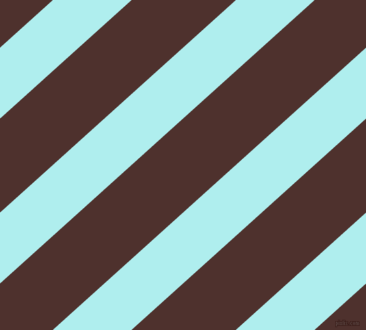 42 degree angle lines stripes, 77 pixel line width, 102 pixel line spacing, Pale Turquoise and Espresso stripes and lines seamless tileable
