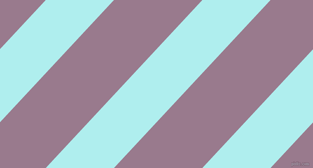 47 degree angle lines stripes, 98 pixel line width, 127 pixel line spacing, Pale Turquoise and Mountbatten Pink stripes and lines seamless tileable