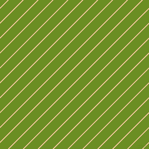 45 degree angle lines stripes, 3 pixel line width, 33 pixel line spacing, Peach and Olive Drab stripes and lines seamless tileable