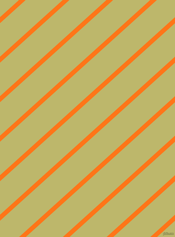 42 degree angle lines stripes, 15 pixel line width, 83 pixel line spacing, Pumpkin and Dark Khaki stripes and lines seamless tileable