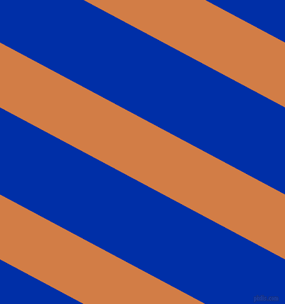 152 degree angle lines stripes, 82 pixel line width, 110 pixel line spacing, Raw Sienna and International Klein Blue stripes and lines seamless tileable