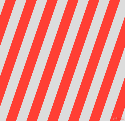 71 degree angle lines stripes, 32 pixel line width, 32 pixel line spacing, Red Orange and Gainsboro stripes and lines seamless tileable