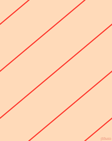 40 degree angle lines stripes, 4 pixel line width, 120 pixel line spacing, Red Orange and Peach Puff stripes and lines seamless tileable