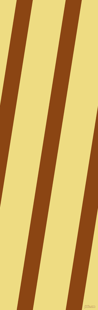 81 degree angle lines stripes, 52 pixel line width, 106 pixel line spacing, Saddle Brown and Flax stripes and lines seamless tileable