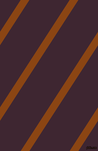 57 degree angle lines stripes, 25 pixel line width, 115 pixel line spacing, Saddle Brown and Toledo stripes and lines seamless tileable